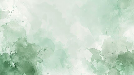 Sticker - Abstract Green Watercolor Background for Design Projects