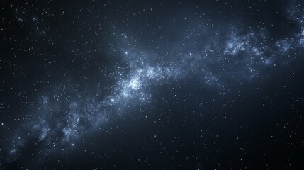 Wall Mural - a stunning night sky showcases the dazzling lights of the milky way, stretching majestically across 