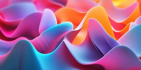 a colorful background with many different colored shapes