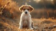 © Gular - Beautiful puppy lonely dog Photography with scene of the nice glance puppy dog