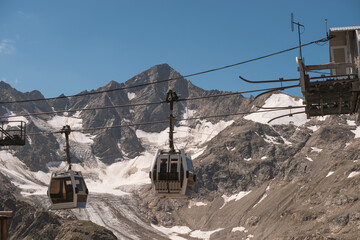 Wall Mural - altitude ropeway cabins