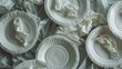 © Gular - Used paper plates are filled with used tissue
