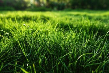 Green Turf Abstract: A Beautiful and Vibrant Grass Texture for Sport, Nature, and Outdoor Concepts