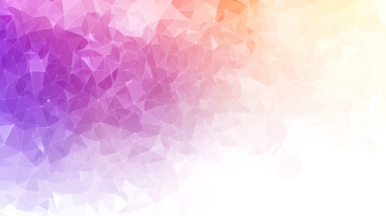 Wall Mural - colorful abstract gradient background with geometric shapes in shades of purple and orange creating 
