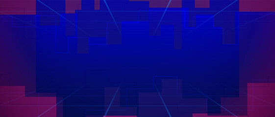 Wall Mural - blue abstract digital background, vector wallpaper