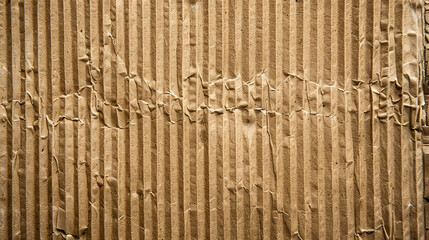 A sheet of brown recycled cardboard texture as background