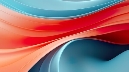 Wall Mural - Abstract soft waves Beautiful Abstract 3D Background with Smooth Silky Shapes soft forms ..