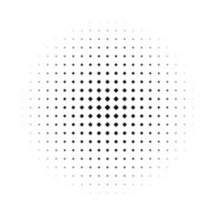 Sticker - Diagonal Squares Halftone Pattern Gradient Icon