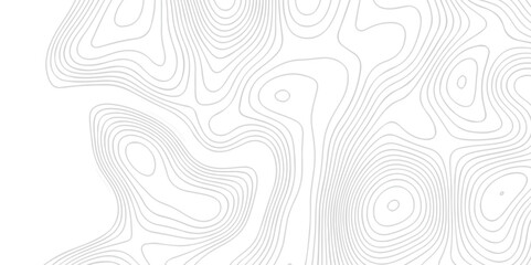 Wall Mural - Black and white lines seamless Topographic map patterns, topography line map. Vintage outdoors style. The stylized height of the topographic map contour in lines and contours isolated on transparent.