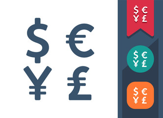 Wall Mural - Currency, Currency Conversion Icon