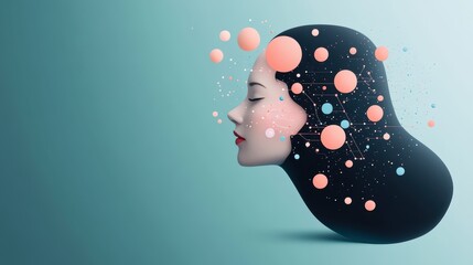 Wall Mural - a graph representing a machine learning algorithm, illustrating the data driven nature of ai decisio