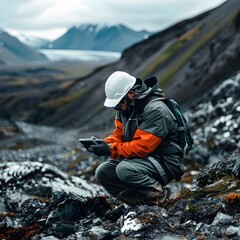 Scientist Using Wearable Tech to Monitor Remote Environmental Conditions