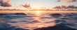 © john - Sunset over calm ocean waves, 4K hyperrealistic photo
