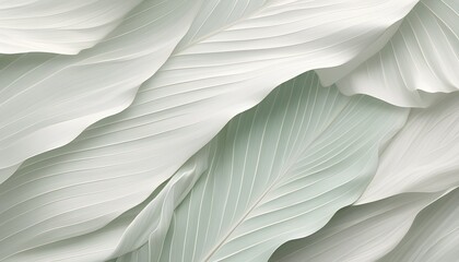 Poster - Tropical Abstract Leaves Create Vibrant Textures for a Nature-Inspired Background