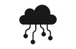 © Tasnim - Cloud computing flat icon vector image,Information Technology icon isolated on white background