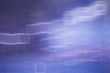 Wall Mural - blurred abstract / blue violet gradient background square bokeh, beautiful technological modern background, blurred lines abstract gray
