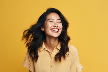 Wall Mural - Laughing portrait smiling smile.