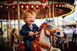 © Rawpixel.com - Fun carousel merry-go-round portrait.