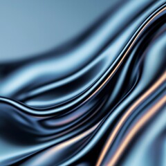 Abstract texture of liquid metal with reflective, fluid surfaces