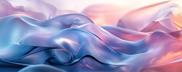 Leinwandbilder - Contemporary soft oblong shapes, highdefinition, randomized with high contrast edges, highlighting smooth geometry and curves