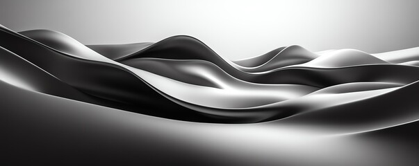 Leinwandbilder - Contemporary soft oblong shapes, highdefinition, randomized with high contrast edges, highlighting smooth geometry and curves