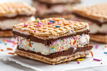 Delicious Ice Cream Sandwich