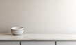 © Five Million Stock - White kitchen tabletop for product presentation. Empty marble countertop. Minimalistic mockup for restaurant or beauty ad design.