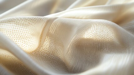 Wall Mural - abstract background of a smooth, soft, beige fabric.
