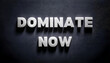 © Udayakumar - Dominate now word positive word