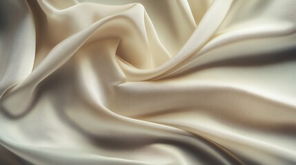 Wall Mural - abstract background of a smooth, soft, beige fabric.
