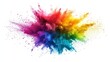 © Nathan - An explosive burst of vibrant rainbow colors showcasing a dynamic and energetic feel.