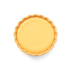 Wall Mural - Minimal Pastel Orange Pie