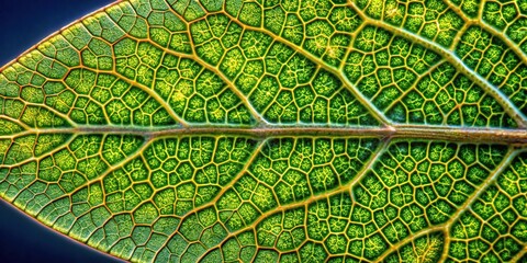 highly magnified abstract micrograph of leaf base bryoandersonia