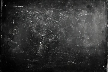 Canvas Print - Printer dust overlay texture effect blackboard.