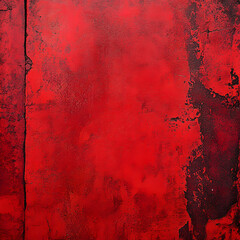 Sticker - Abstract Grunge Decorative Red background