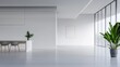 © FoxGrafy - Modern minimalist office interior with natural light