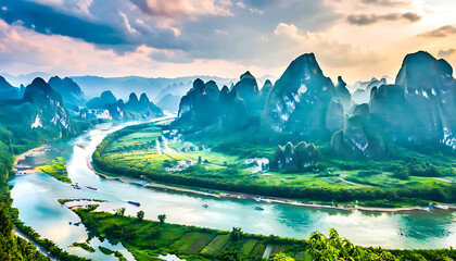 Explore the breathtaking scenery of Guilin, Guangxi