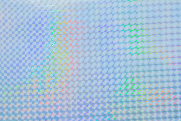 Canvas Print - holographic rainbow foil iridescent texture abstract hologram background