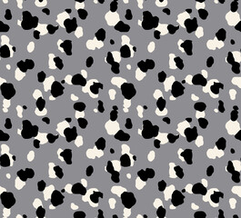 Wall Mural - Seamless leopard pattern, animal print.