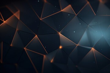 Sticker - Geometric dark backgrounds futuristic technology.