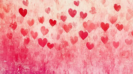 Wall Mural - Heart pattern graphic in 4K. Love and compassion. Valentine vibe.