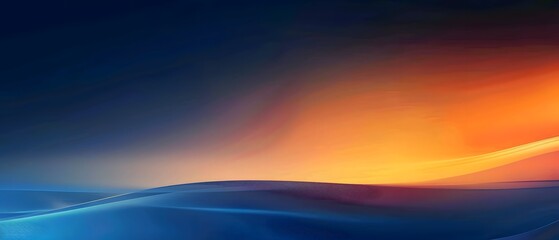 Wall Mural - Abstract Blue & Orange Gradient Background