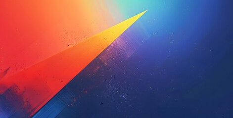 Abstract Gradient Background with Arrow Rainbow