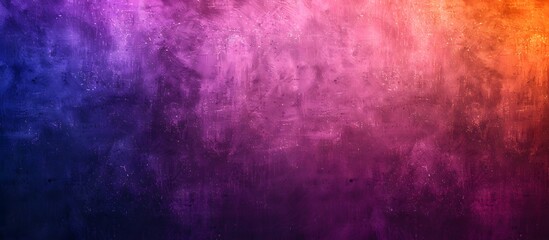 Wall Mural - grainy purple orange pink gradient background