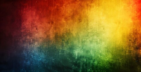 Abstract Rainbow Gradient Background with Grunge Texture