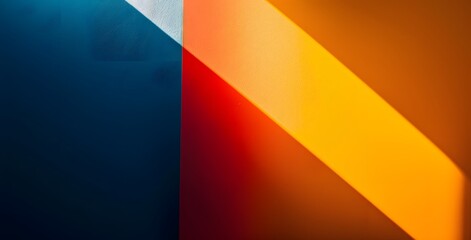 Poster - Abstract Gradient Background with Primary Colors