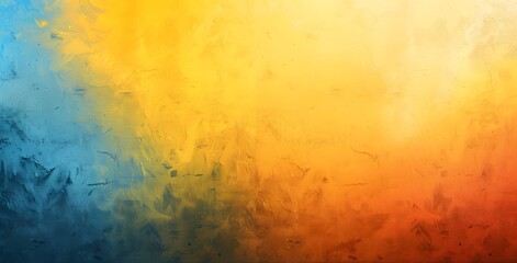 Poster - Abstract Retro Gradient Background with Grain Texture