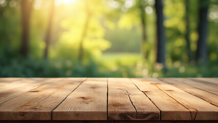 empty table with background