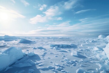 Poster - Arctic landscape mountain outdoors.