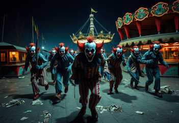 The Dark Carnival Clowns